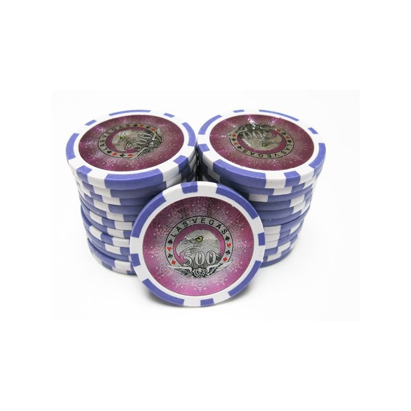 jetons poker eagle 500