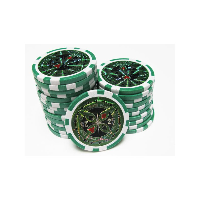 jeton de poker ultimate 25
