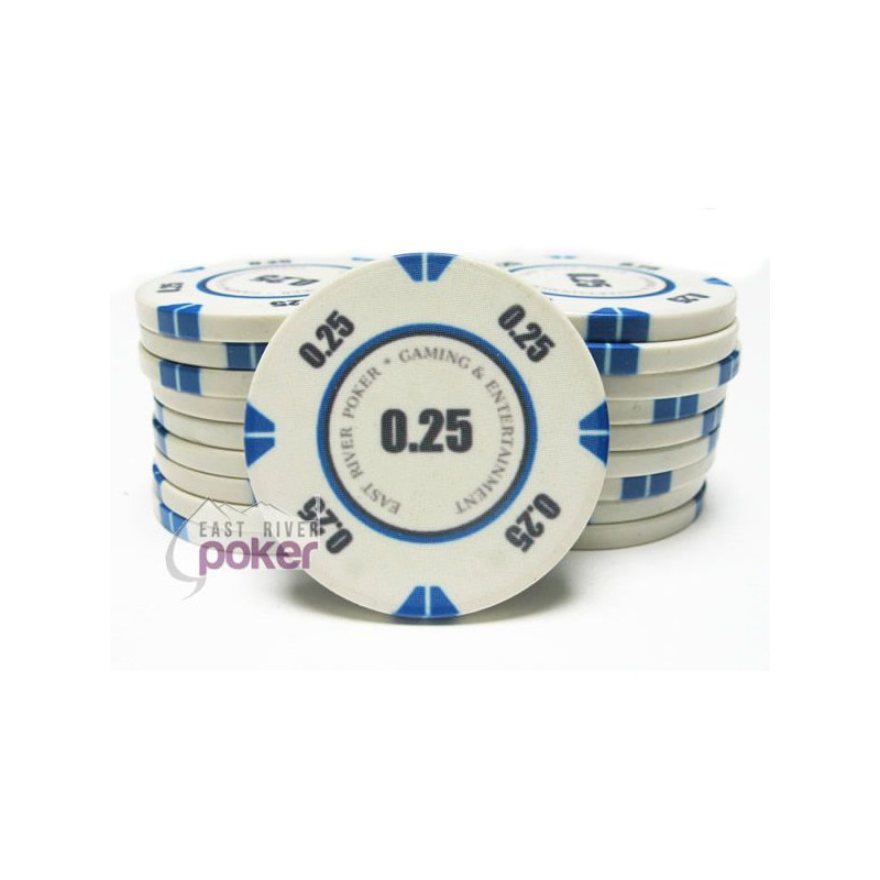 jeton de poker ceramique replica 0,25