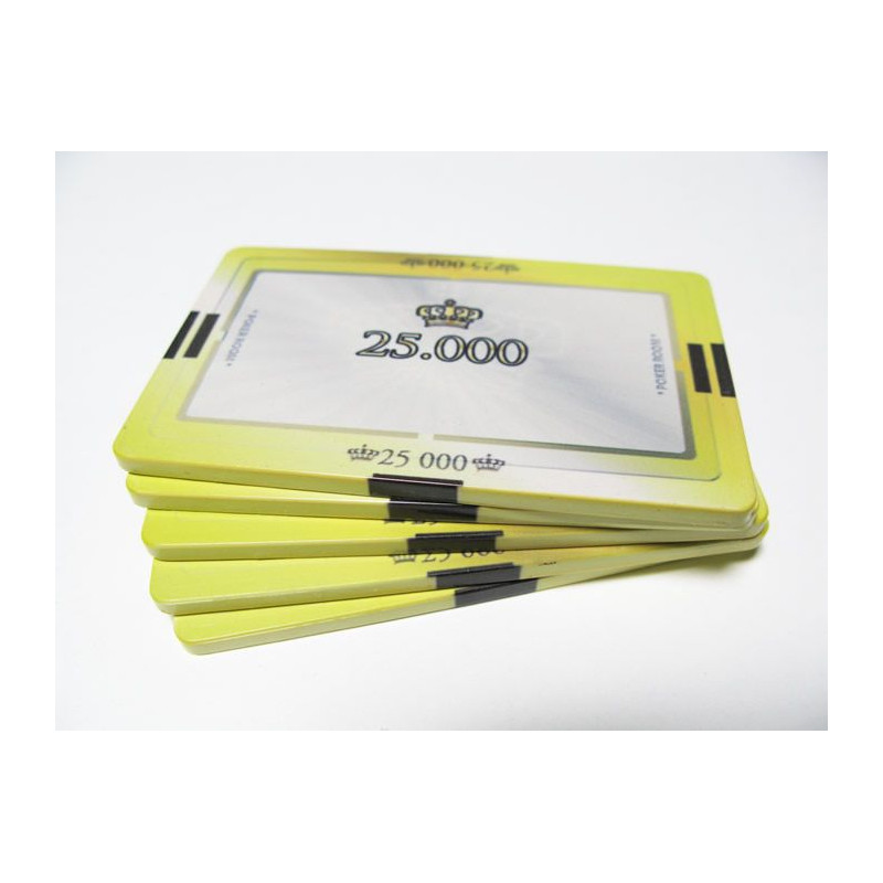 plaque poker mc 25000