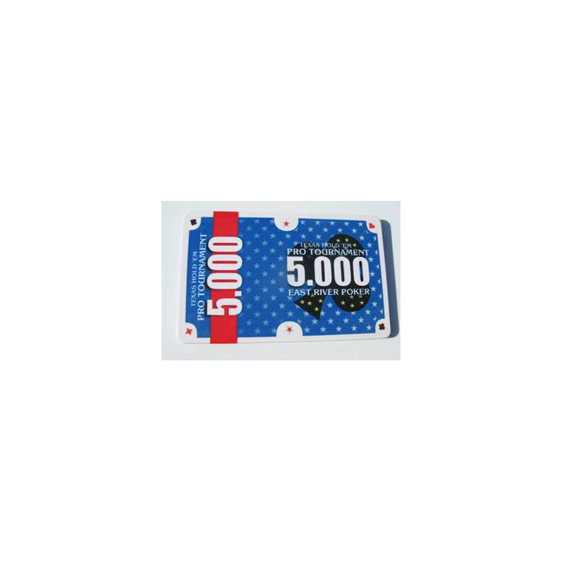 plaque de poker ceramique 5000