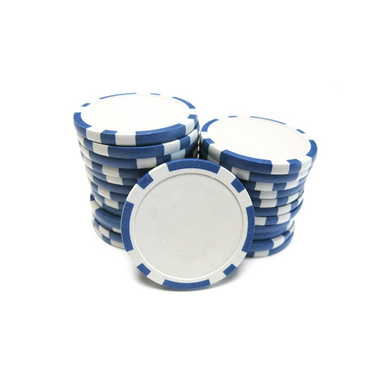 jetons poker bleu a personnaliser