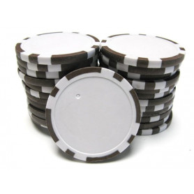 jetons de poker marron