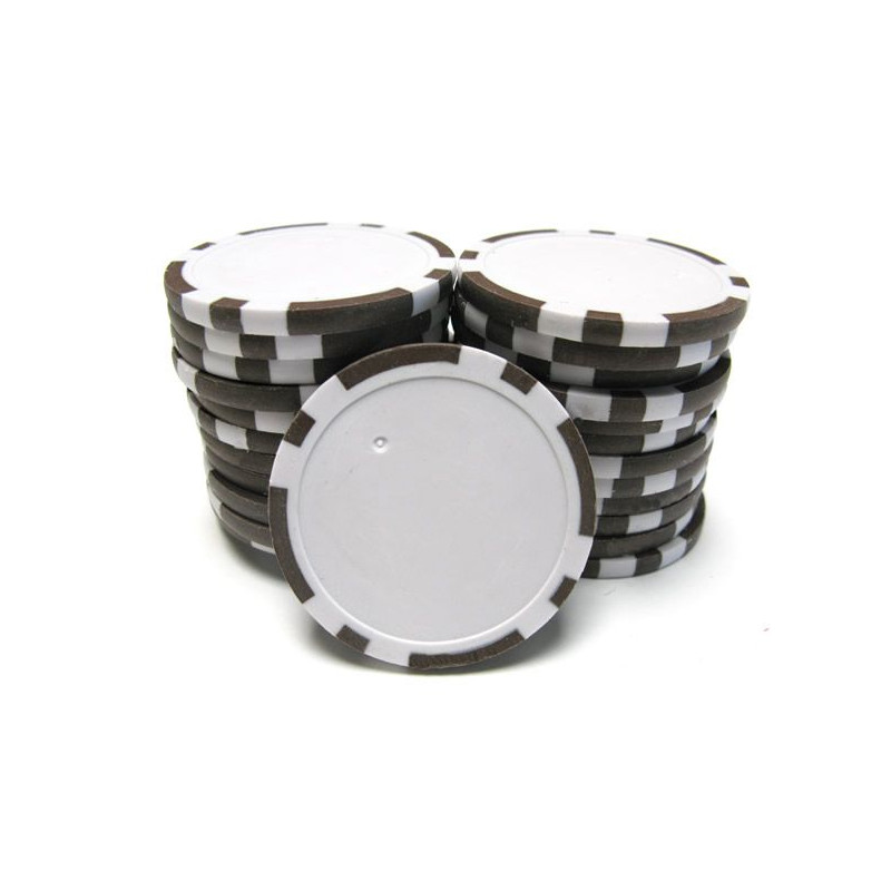 jetons de poker marron