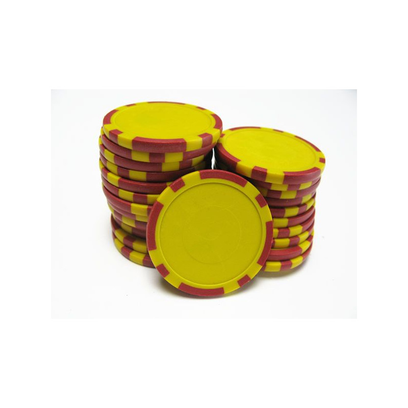 jetons a personnaliser rouge et jaune