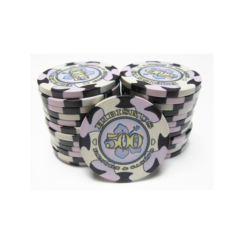jeton de poker hibis 500