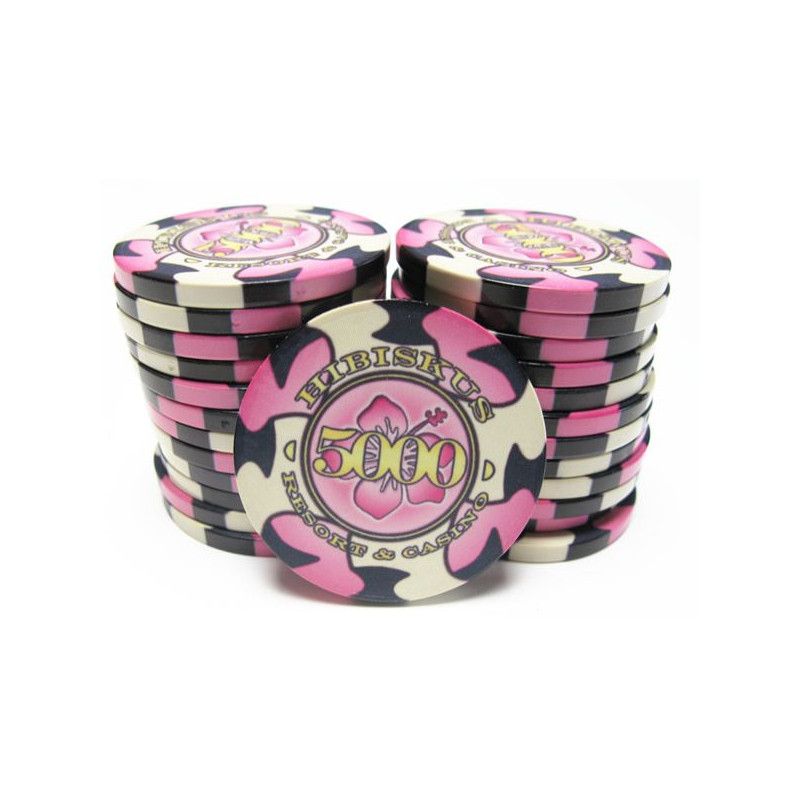 jeton de poker hibis 5000