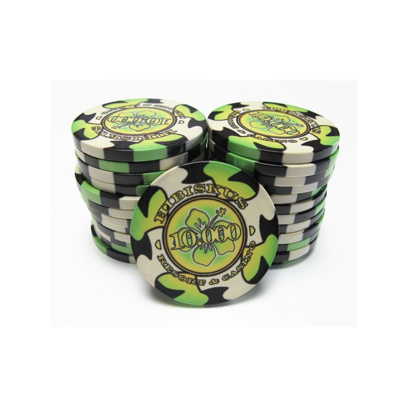 jeton de poker hibis 10000