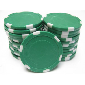 jeton vert a sticker