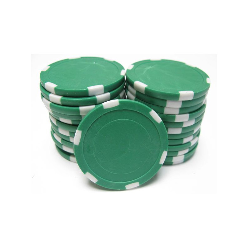 jeton vert a sticker