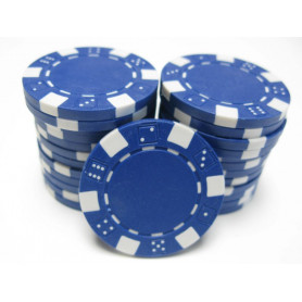 jeton dice bleu