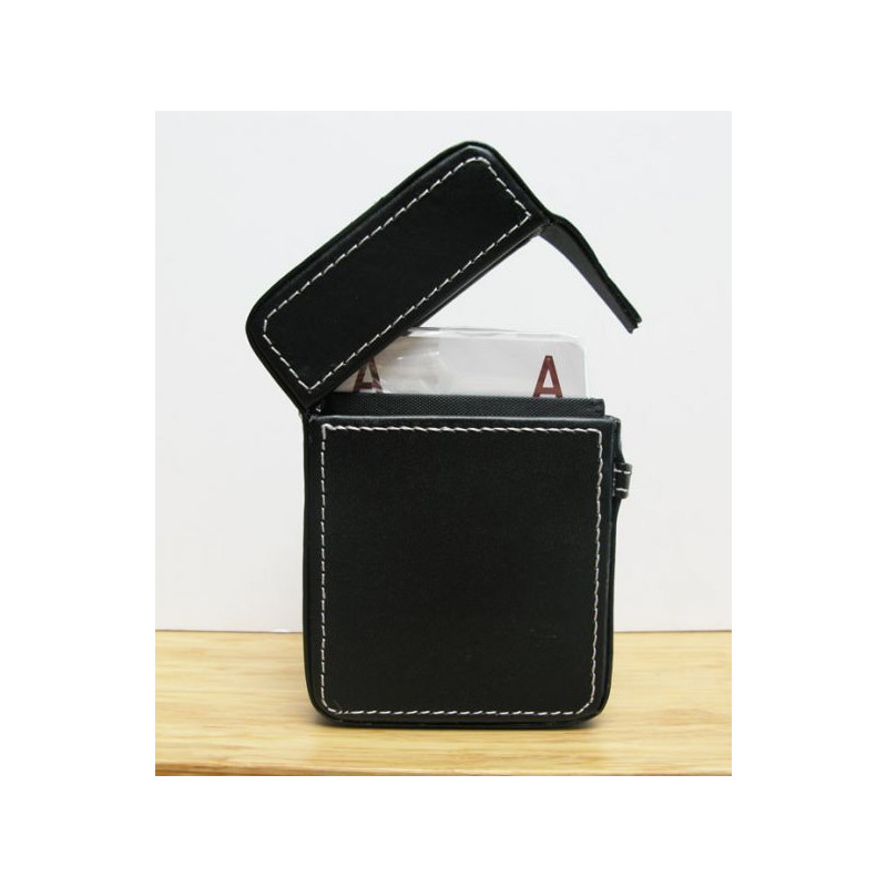 étui lateral noir a cartes