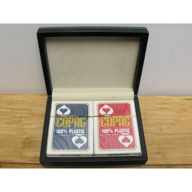 etui pour deux jeux de cartes