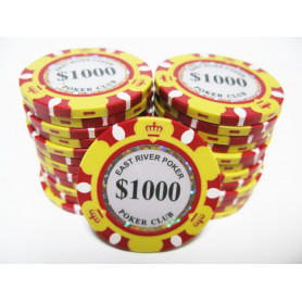 jetons de poker gold 1000