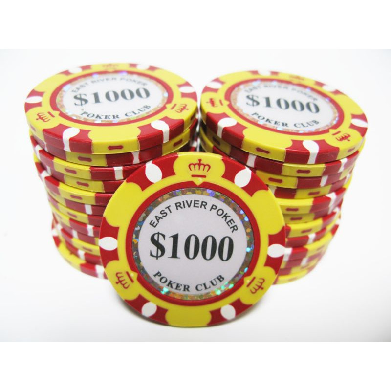 jetons de poker gold 1000