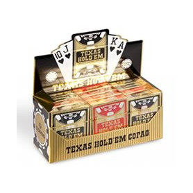 les cartes de poker Copag en cartouche  6+6 rouges + 6 noires