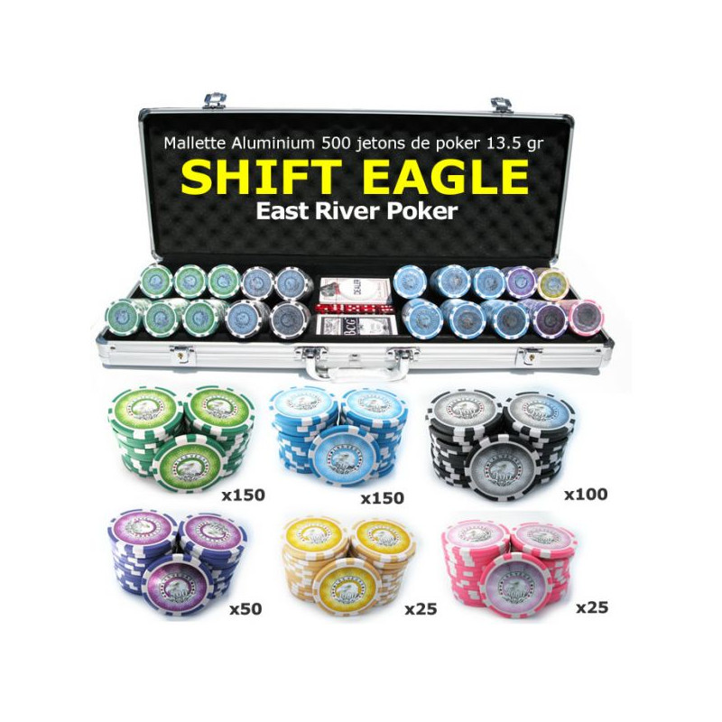 mallette de poker pour tournoi vegas eagle