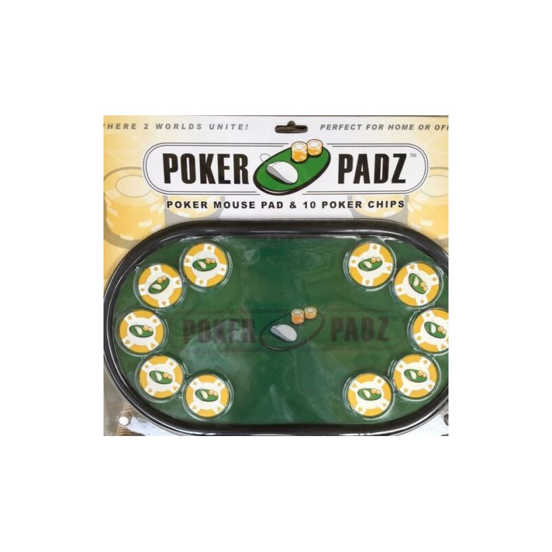 tapis de souris forme poker