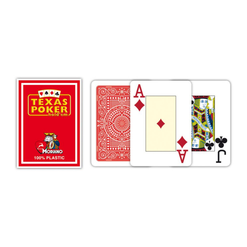 cartes poker modiano rouge
