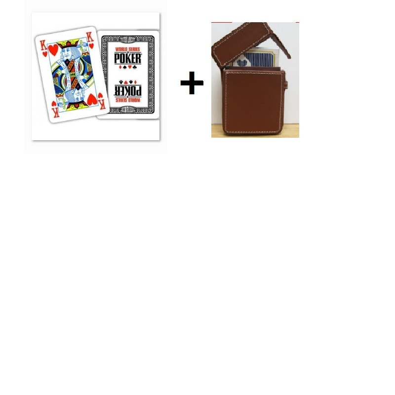 etui + jeu de carte wsop