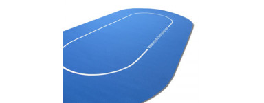 Tapis de poker Néoprène ovale et rond - East River Poker